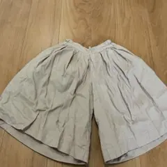 F.o.kidsベージュ プリーツ ハーフパンツ 120