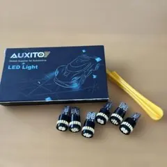 AUXITO T10 LEDバルブ 6個セット