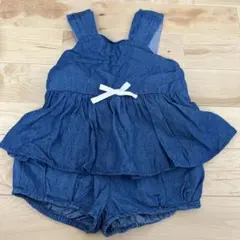 デニム風　セットアップ