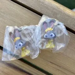 ズートピア ガチャガチャ ジュディ めじるしアクセサリー 2点セット