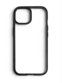 【美品】iPhone15ケース ブラック シンプル　耐久性