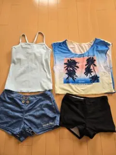 水着 セパレート 女の子 ４点セット140cm