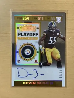 99限定 NFL DEVIN BUSH Ⅱ RC CONTENDERS AUTO