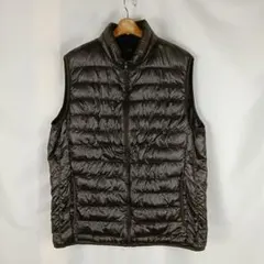 UNIQLO　ウルトラライトダウンベスト　XL　こげ茶系　B5873のサムネイル