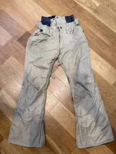 CSB ベージュ フレア スノーボードパンツ