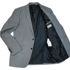 【美品/大きいサイズ】ザラマン テーラードジャケット モード XL グレー