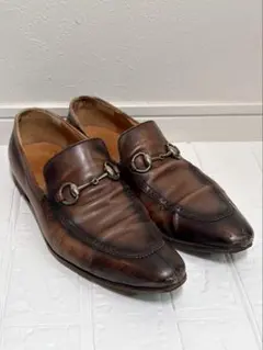 GUCCI ホースビットローファー ビジネスシューズ　26cm／メンズ