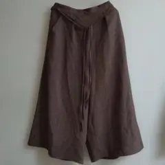 ショコラフィネローブ＊ワイドパンツ＊フリーサイズ＊ブラウン