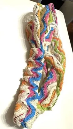 カラフル波模様ヘアバンド