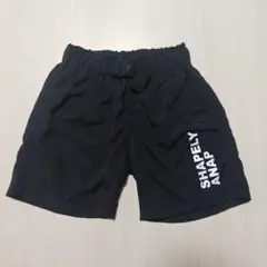 ANAP KIDS ブラック ナイロン ハーフパンツ 120