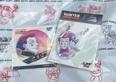 ジャンプショップ限定 ハンターハンター 缶バッジ アクリルチャーム ヒソカ