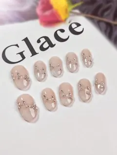 3個セット SHEIN ハンドメイド プレスオンネイル ⑧のサムネイル