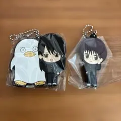 銀魂3年Z組銀八先生　カプセルラバーマスコット新八 桂&エリザベス 2点セット