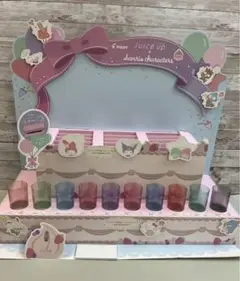 限定サンリオキャラクター　紙什器　ジュースアップ　パイロット