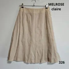 MELROSE claire フレアスカート サイドボタン付きのサムネイル