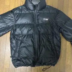 FIRST DOWN ダウンジャケット ブラック グレー