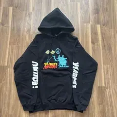 XLARGE グラフィックパーカー ブラック