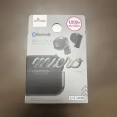 DAISO 完全ワイヤレスイヤホン micro ブラック 本体のサムネイル