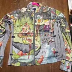 アルベロベッロ フルジップ パーカー 総柄のサムネイル
