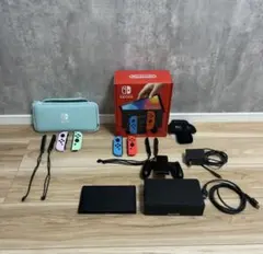 Nintendo Switch 有機ELモデル ケース、コントローラーセット