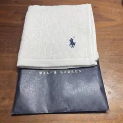 Ralph Lauren ホワイトタオルハンカチ