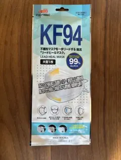 新品未開封！サイズ調整可能！KF94不織布マスク大型 1枚×10パック