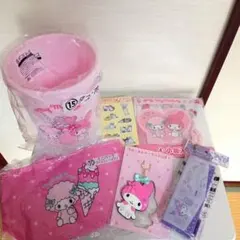 サンリオ1番くじ　マイメロディ マイスイートピアノ　クロミグッズセット