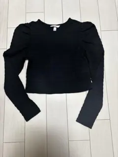 黒の長袖トップス オシャレH&Mサイズxs