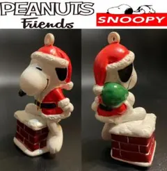 希少！ヴィンテージ90’s PVC Ornament 【サンタSNOOPY】