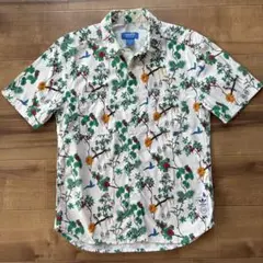 【希少】　アディダス　adidas アロハシャツ ボタニカル柄 Sのサムネイル