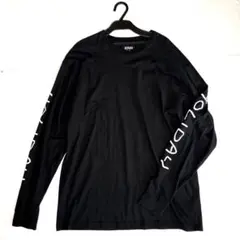 美品　HOLIDAY ロンT SUPER FINE 長袖カットソー　ブラック