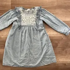 WILL MERY 花柄刺繍 ワンピース 120