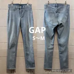 GAP デニムスリムパンツ　美シルエット　ストレッチ スキニー　フィット 綿　M