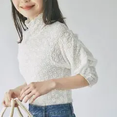 ストレッチレースパワショルカットソー