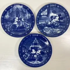 ★867 ディズニー ミッキー イヤープレート 飾り皿 2006〜2008年