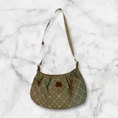 ラシットrussetモノグラム柄ショルダーバッグ　レザー　本革