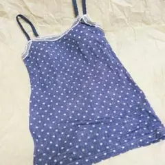 KID BLUE 水玉模様 カップ付きキャミ R (80～90) KB125