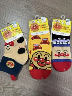 アンパンマン キッズ靴下 12-15 cm 1足13-19cm 2足セット