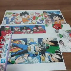一番くじ ドラゴンボール 40周年 H賞 イラストクリアポスター 鳥山明 5枚