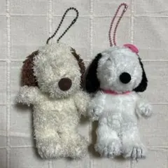 スヌーピー&ベル ぬいぐるみキーホルダー