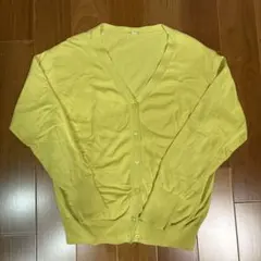 UNIQLO イエローカーディガン Mサイズ