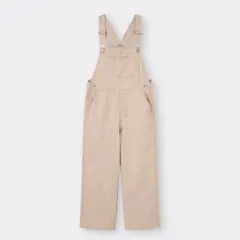 GU ジーユー デニム サロペット パンツ ベージュ Sのサムネイル