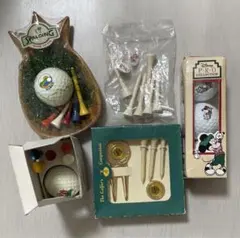 新品★ ディズニー　スポルティング等　ゴルフボール ティー マーカー まとめてのサムネイル