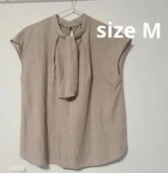 【GU】チェック ボウタイ ブラウス オフィスカジュアル 秋 トップス