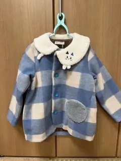 ベイビーチアー　猫襟　チェック　コート　120 福袋