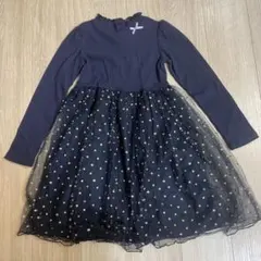 エニィファム　ねこチュールワンピース　140