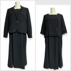 東京ソワール 大きいサイズ 19号 高級 喪服 礼服 ブラックフォーマル