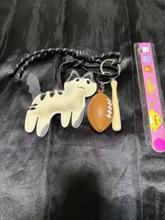 バッグチャーム　キーホルダー　猫