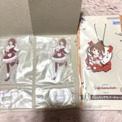 学園祭アイドルマスター 花海 佑芽アクリルスタンド 2体　ラバーチャームセット