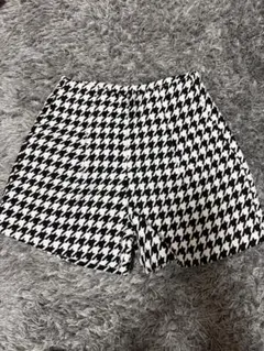 GRL ハウンドトゥース柄ショートパンツ XS